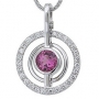 Pink Tourmaline Cosmo Pendant